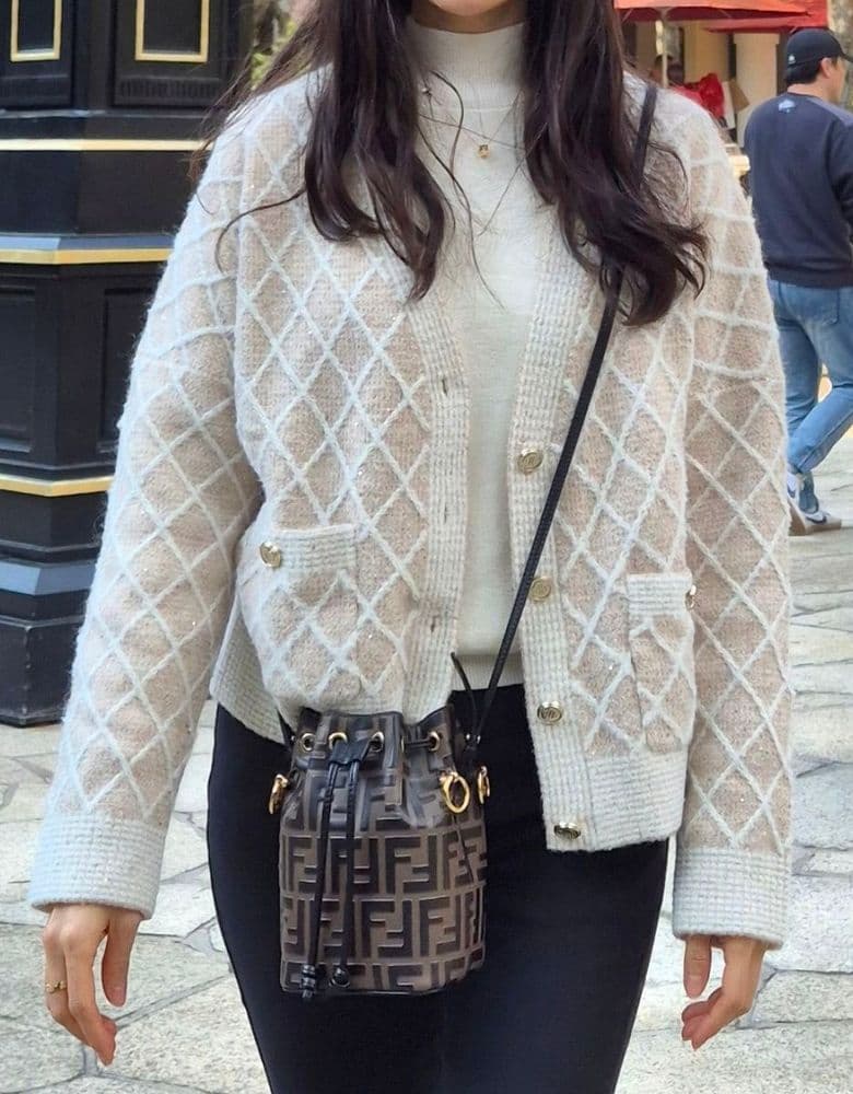 펜디 몬트레조 버킷백(브라운) 착샷 리뷰