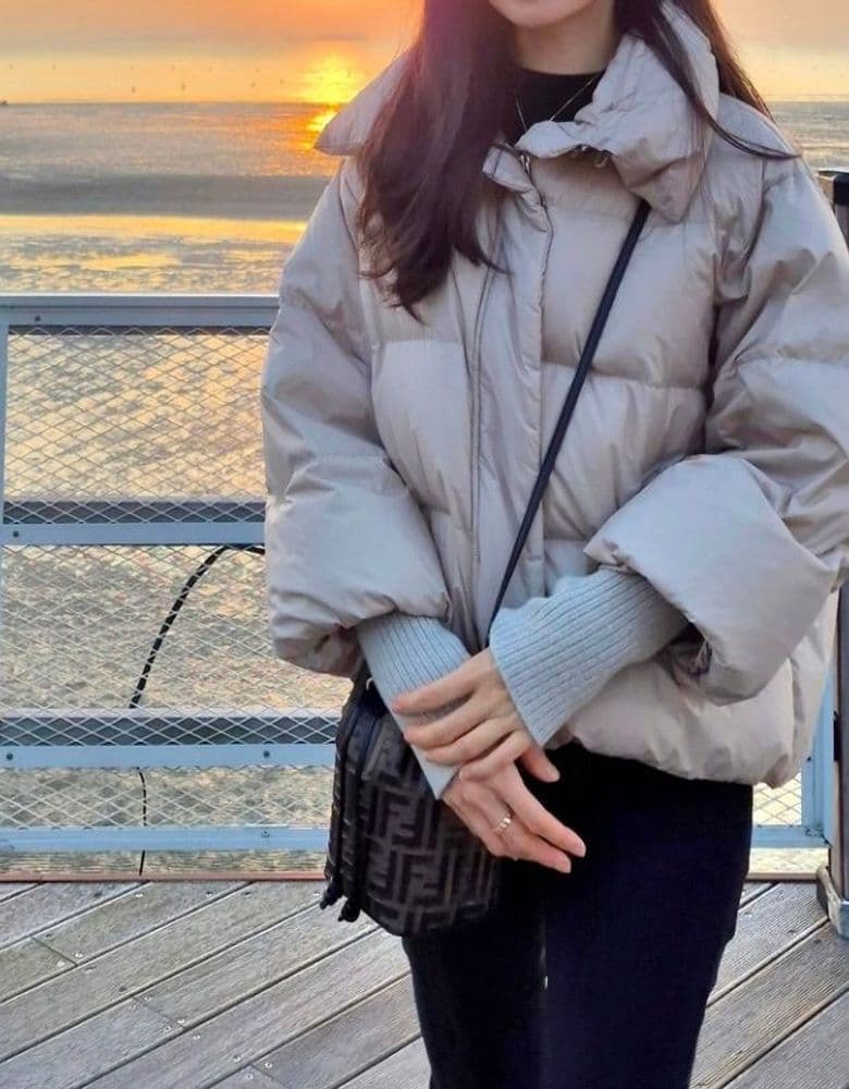 펜디 몬트레조 버킷백(브라운) 착샷 리뷰