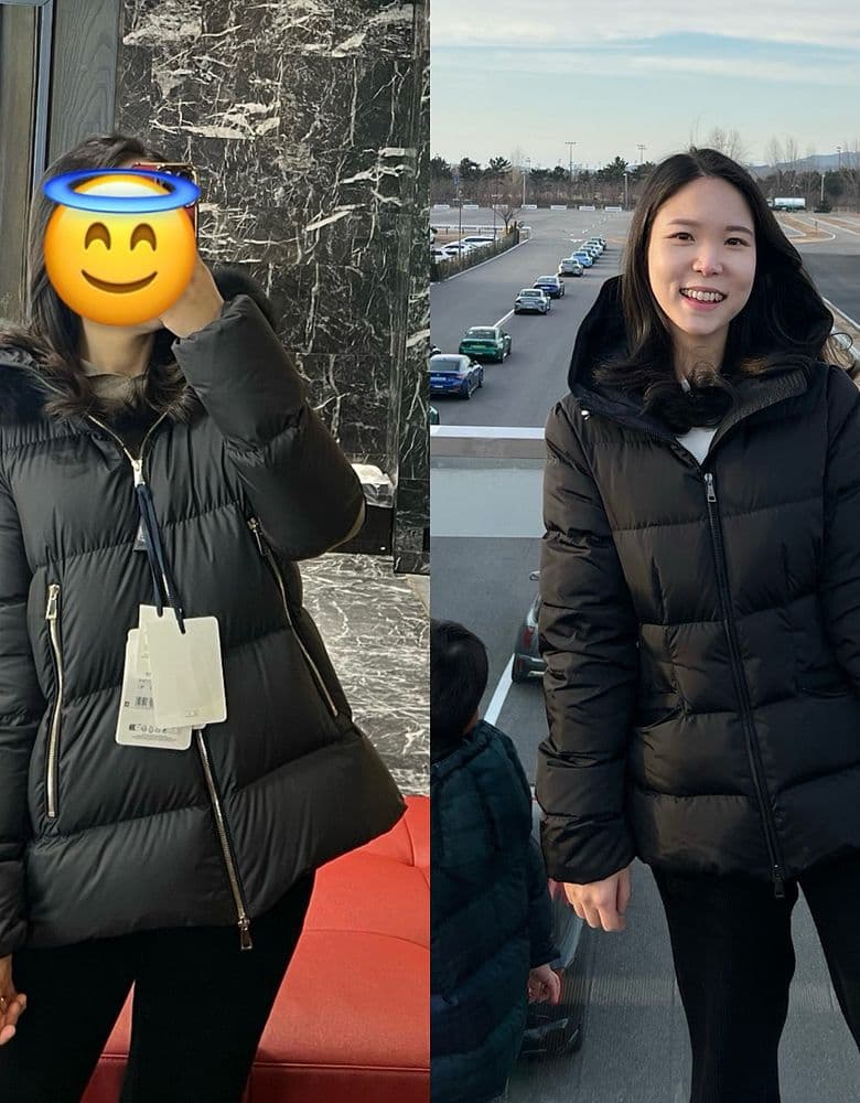 몽클레어 라이체퍼 블랙 패딩