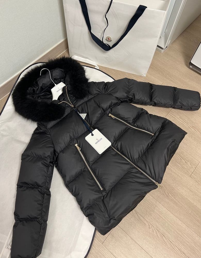 몽클레어 라이체퍼 블랙 패딩