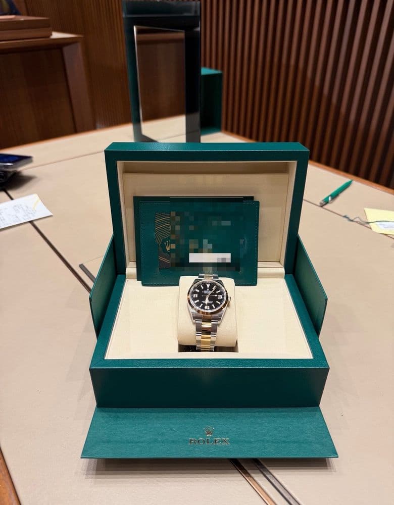 롤렉스 익스플로러 콤비 36mm 워크인 성공