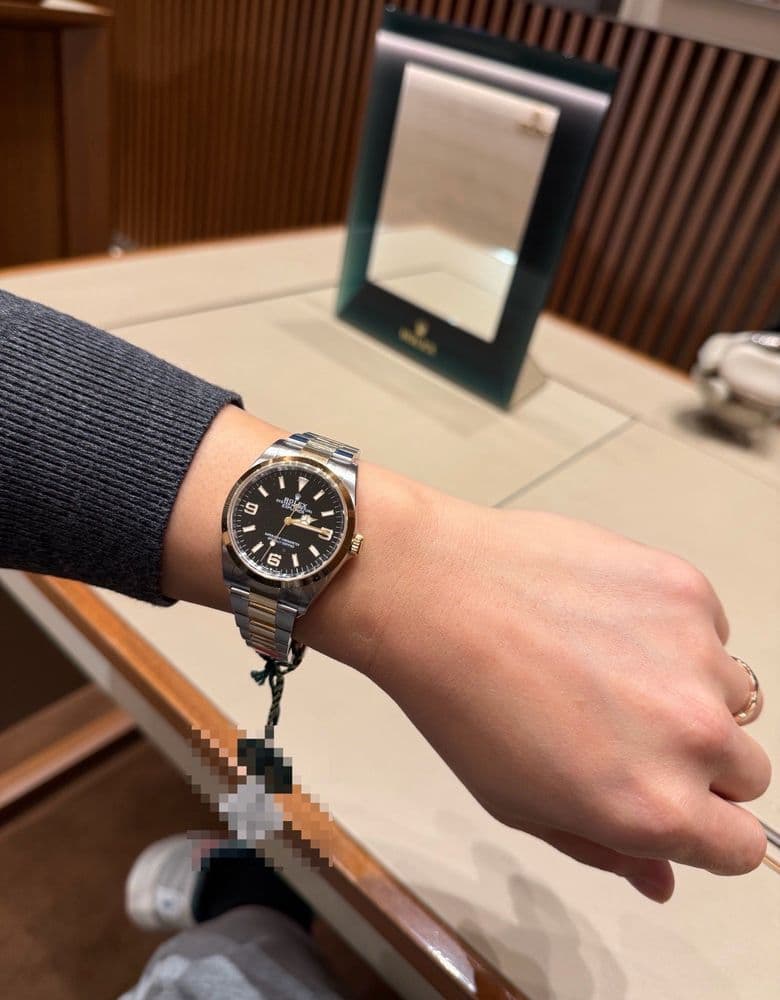 롤렉스 익스플로러 콤비 36mm 워크인 성공