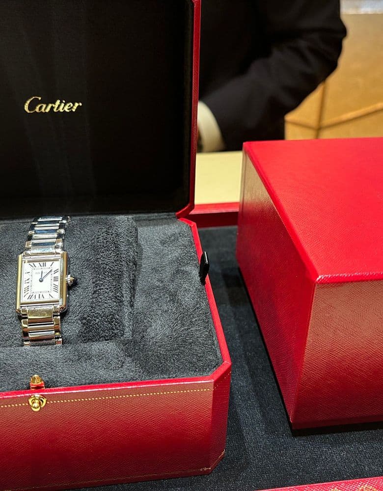 까르띠에 탱크머스트 스틸