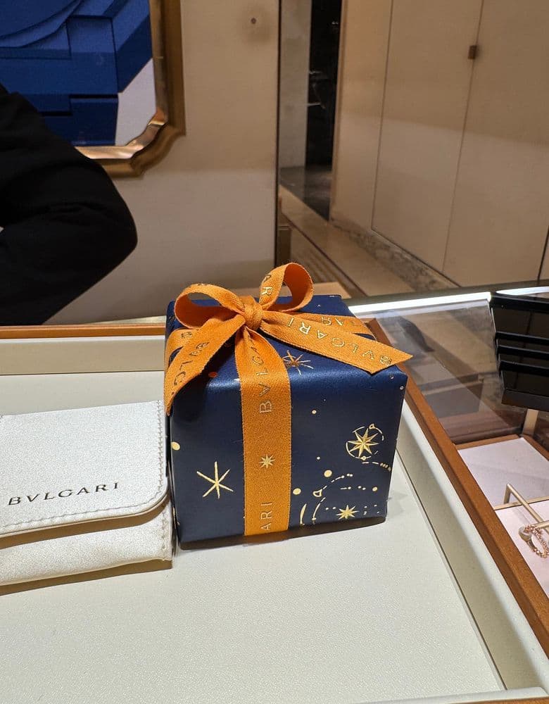 불가리 세르펜티 풀파베 링 화이트 골드