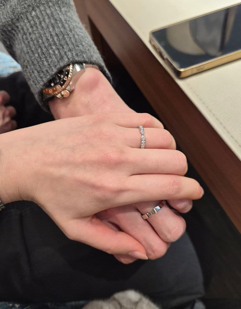 쇼페 트리옹프(Triomphe) 웨딩 반지