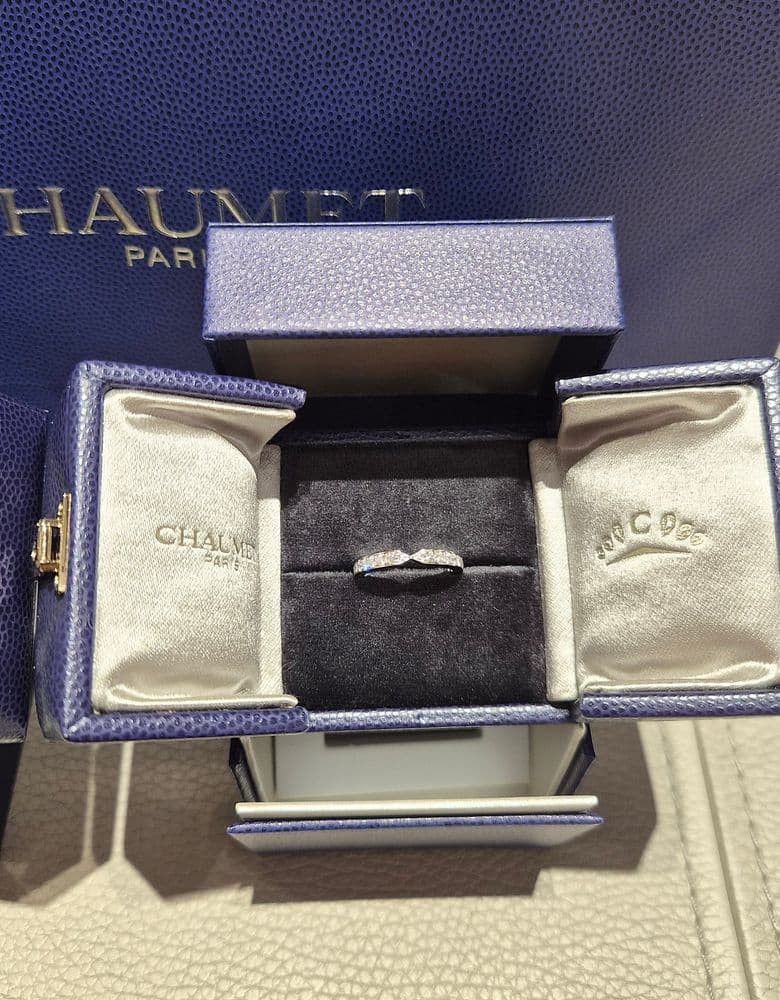 쇼페 트리옹프(Triomphe) 웨딩 반지