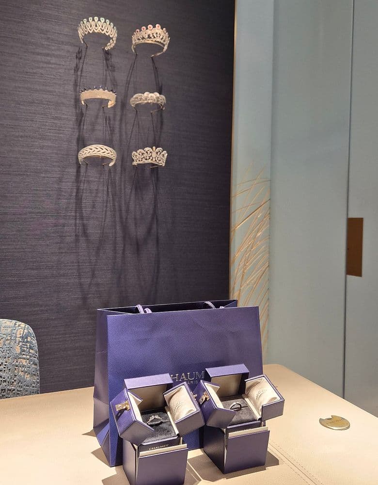 쇼페 트리옹프(Triomphe) 웨딩 반지