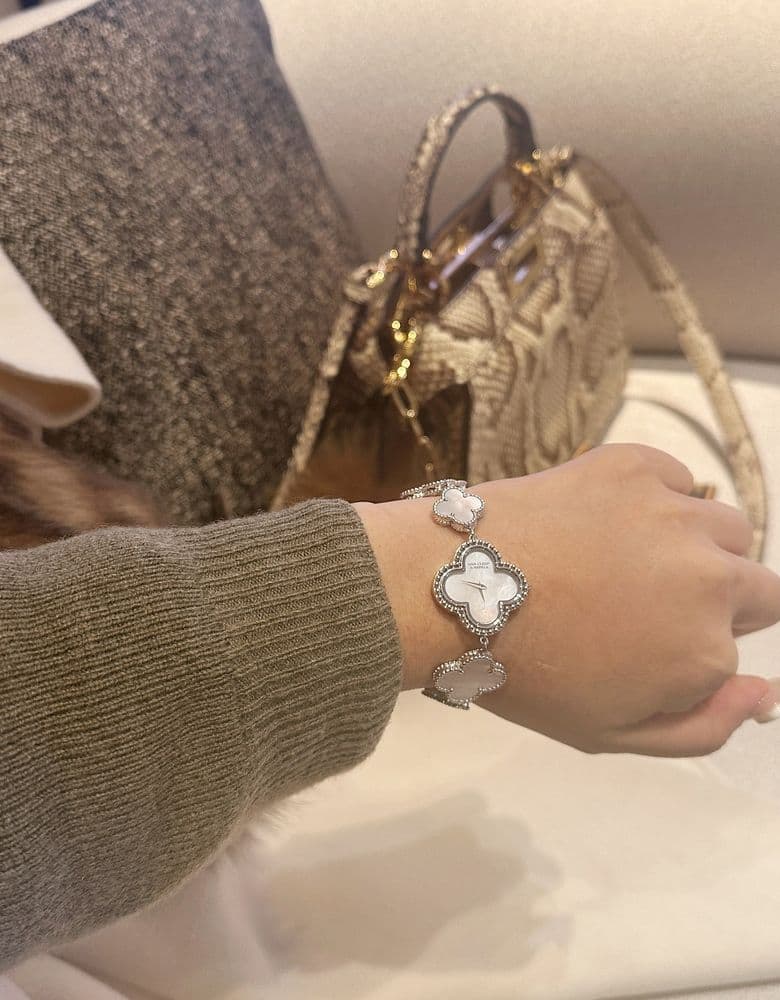 반클리프시계+알함브라 10모티브 목걸이