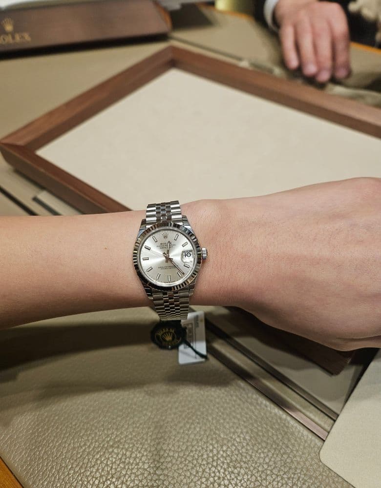 롤렉스 데이저스트 31 사이즈 워크인 성공