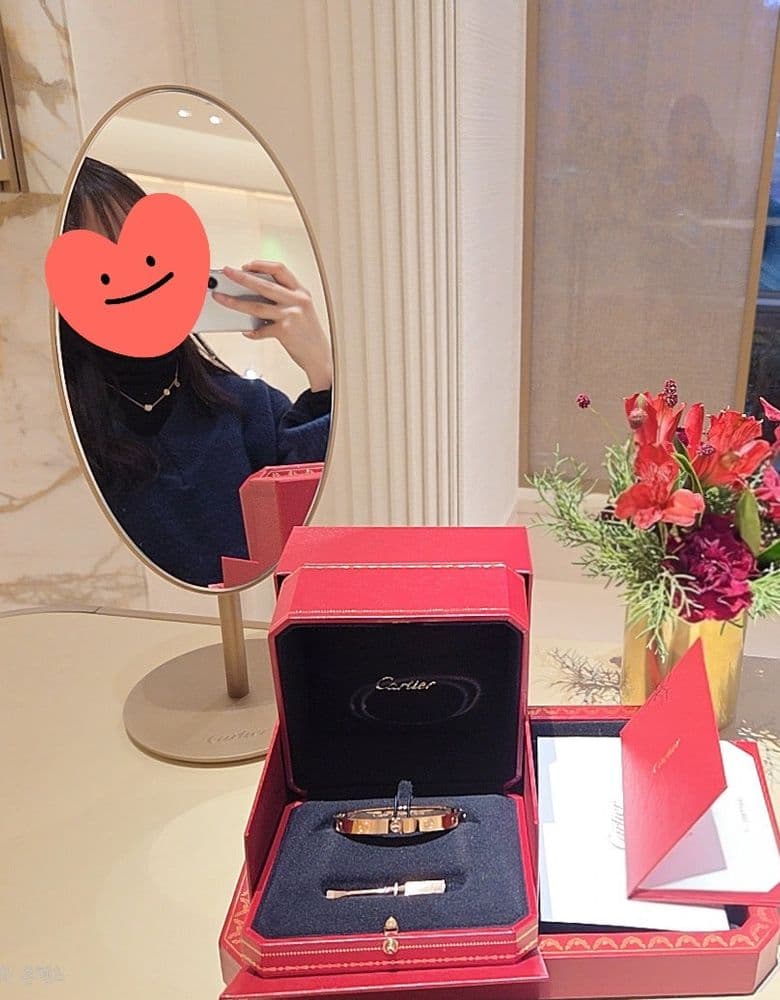 💕까르띠에 러브 팔찌