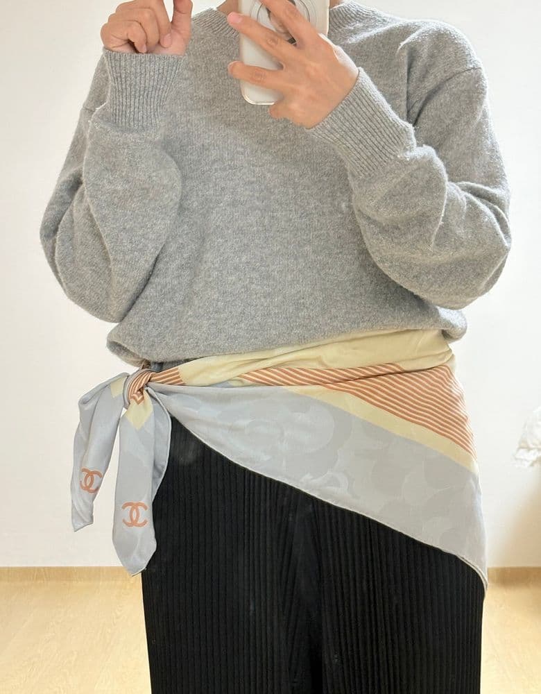 샤넬 스카프 AAB623