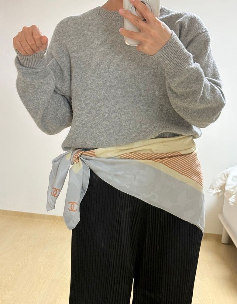 샤넬 스카프 AAB623