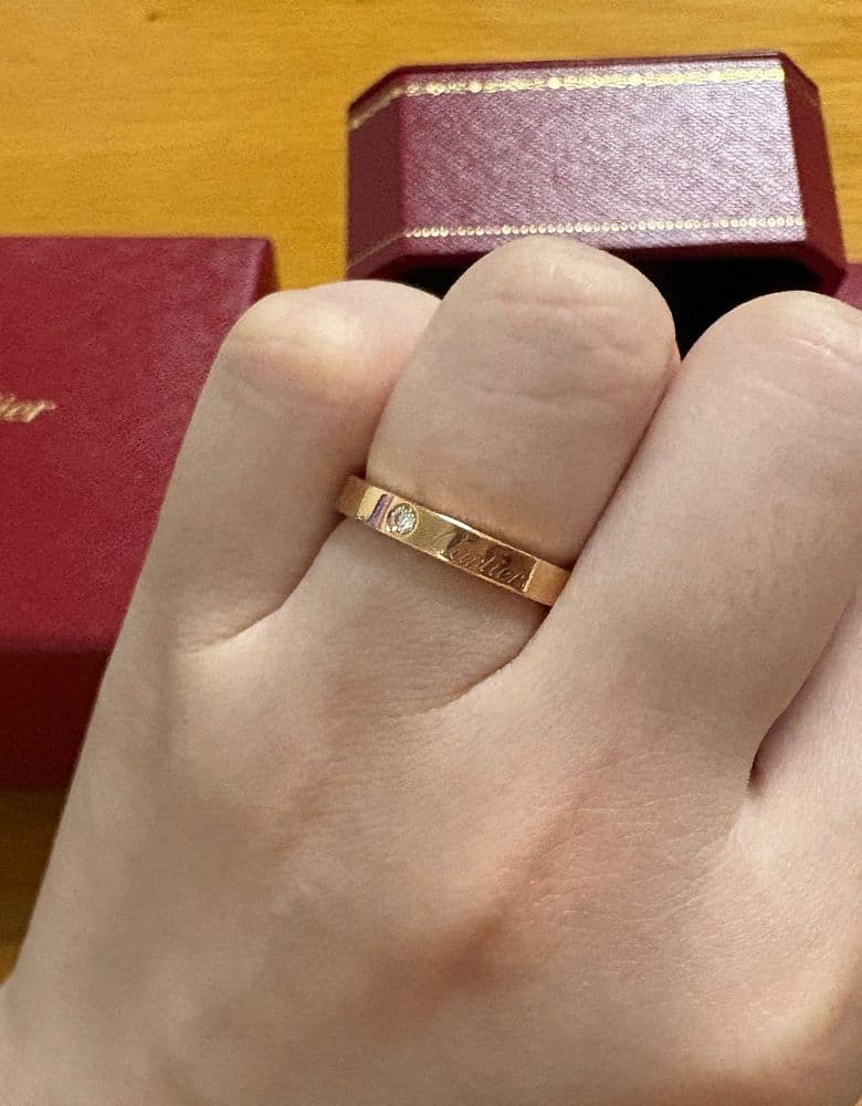 까르띠에 C드 까르띠에 웨딩링