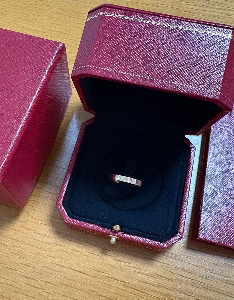 까르띠에 C드 까르띠에 웨딩링