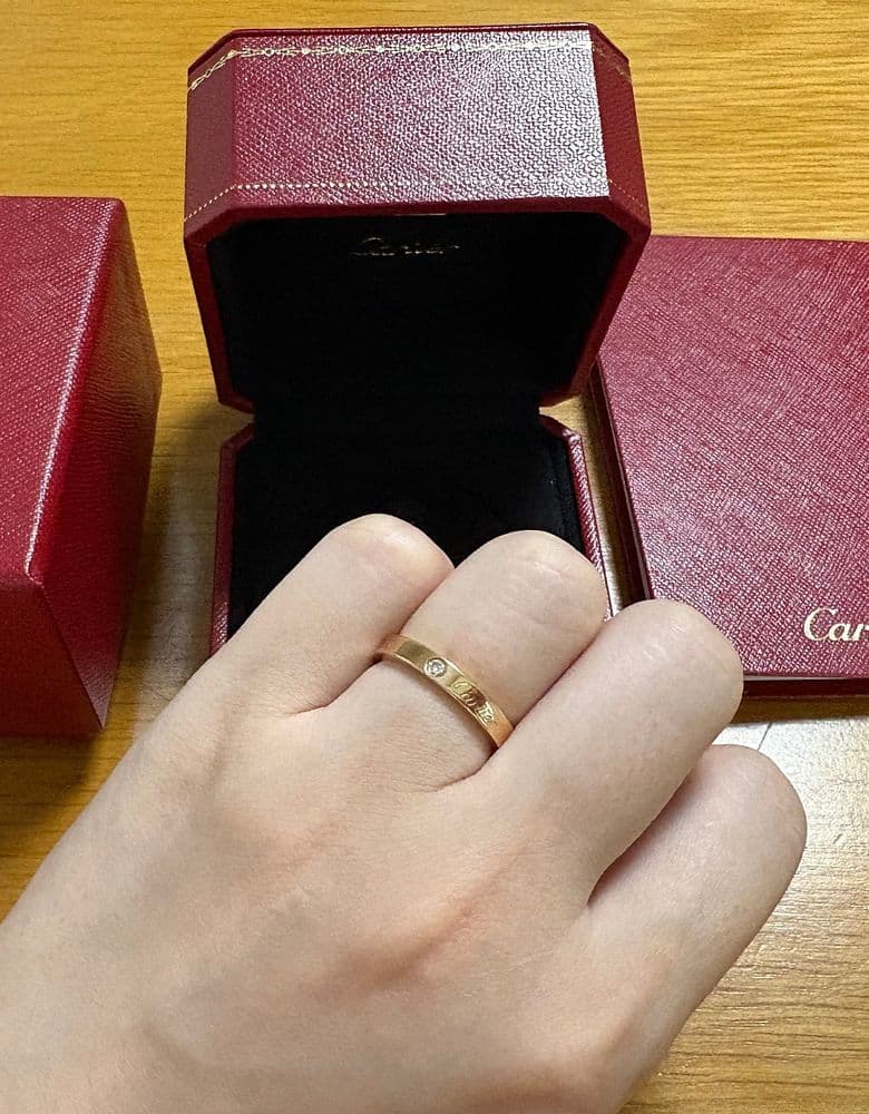 까르띠에 C드 까르띠에 웨딩링