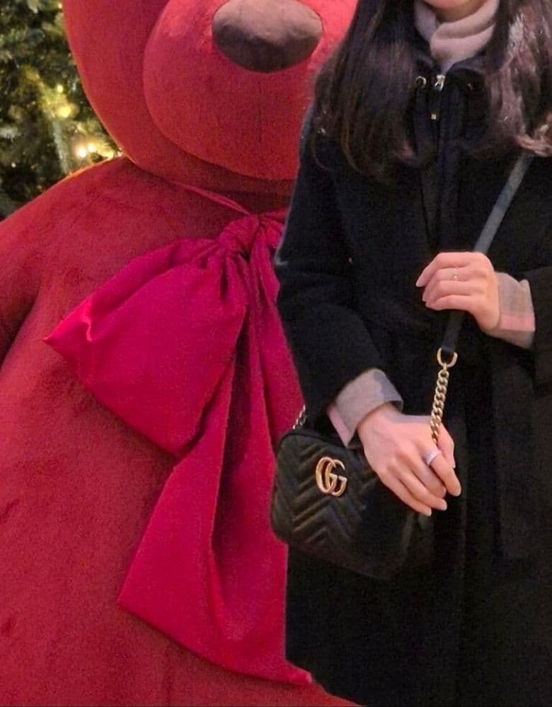 구찌 마몬트 마틀라쎄 크로스백 스몰(블랙) 내돈내산 리뷰