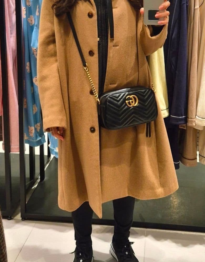 구찌 마몬트 마틀라쎄 크로스백 스몰(블랙) 내돈내산 리뷰