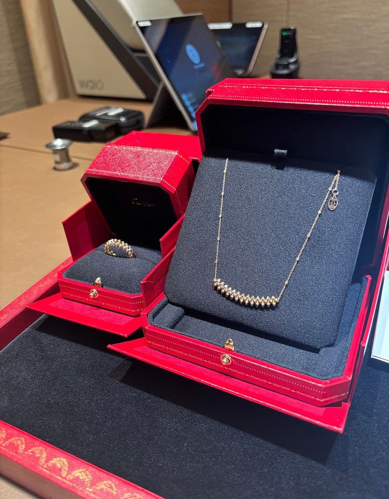 까르띠에 클래쉬 목걸이랑 반지