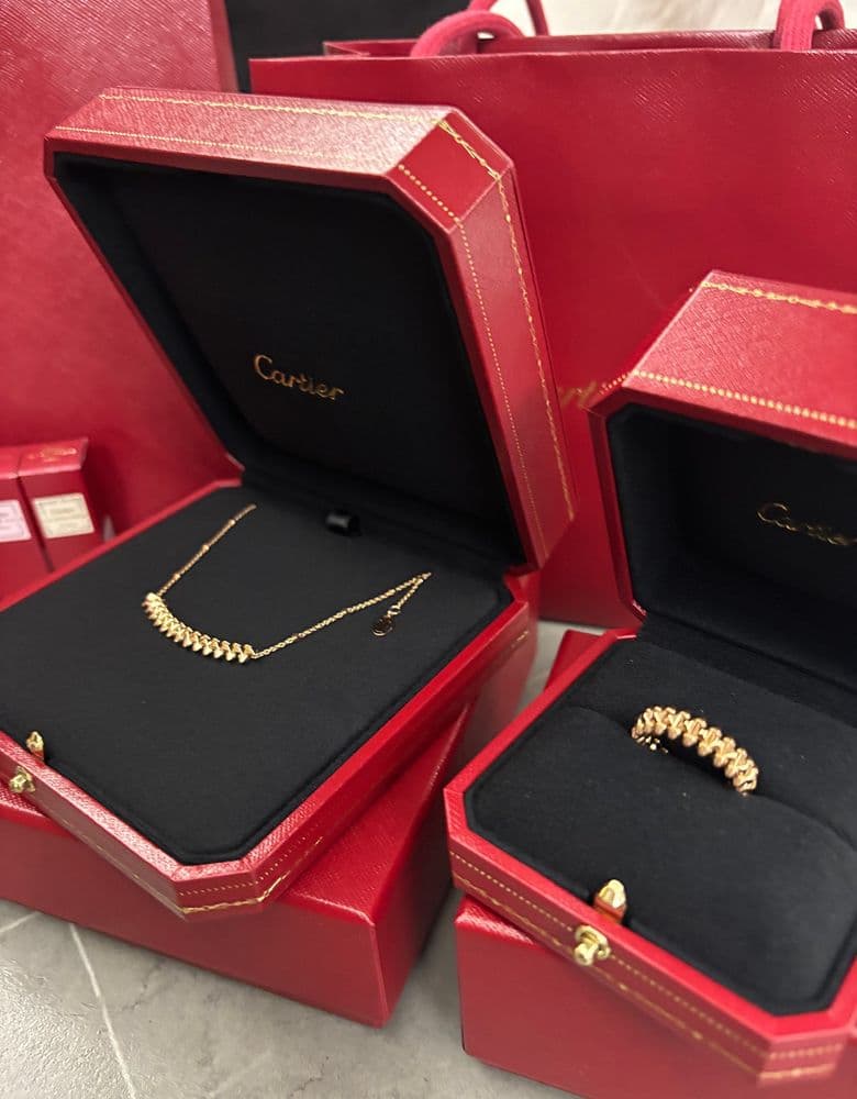 까르띠에 클래쉬 목걸이랑 반지