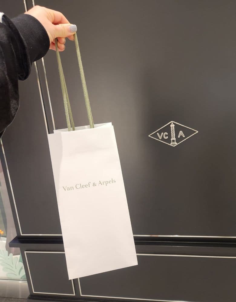 반클리프 빈티지 오닉스 목걸이