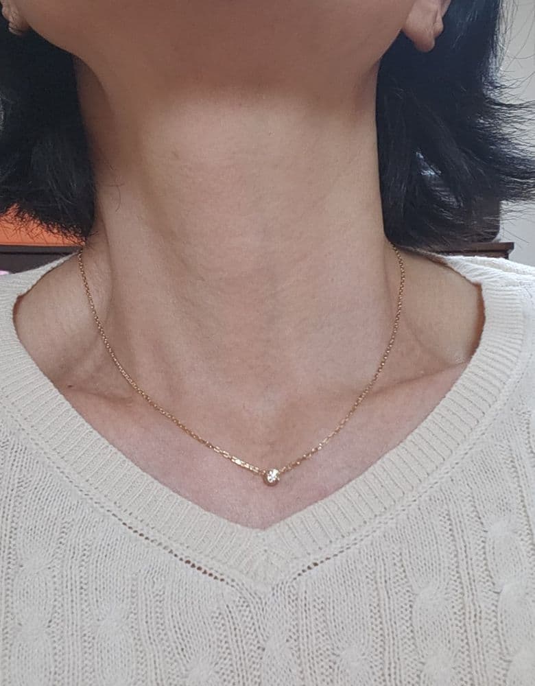 일본 까르띠에 다무르 스몰 옐로우 골드