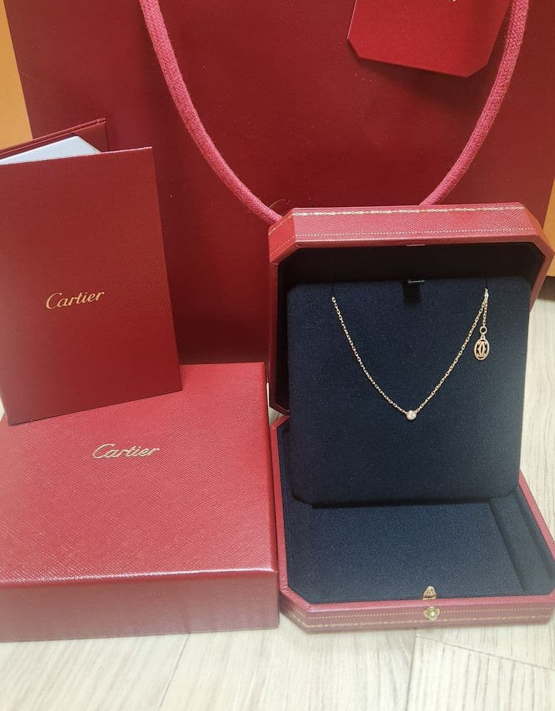 일본 까르띠에 다무르 스몰 옐로우 골드