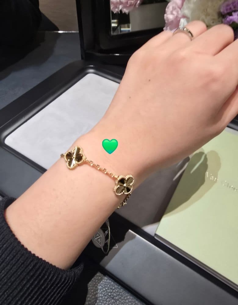 반클리프 5모티브 기요세 팔찌