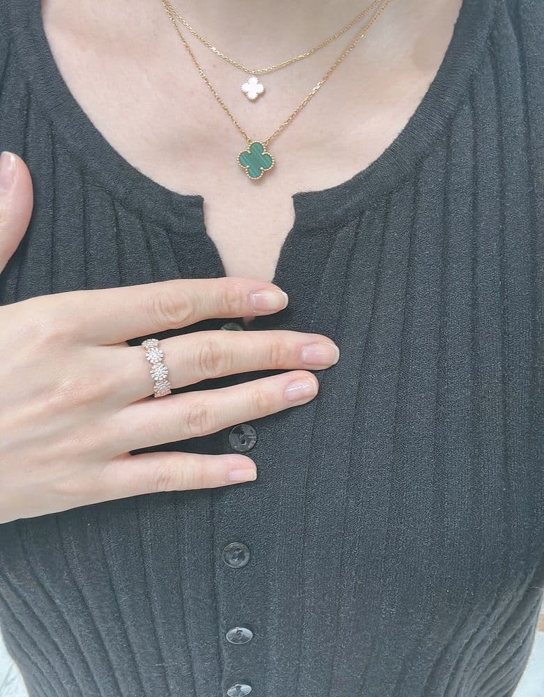 반클리프 목걸이 레이어드