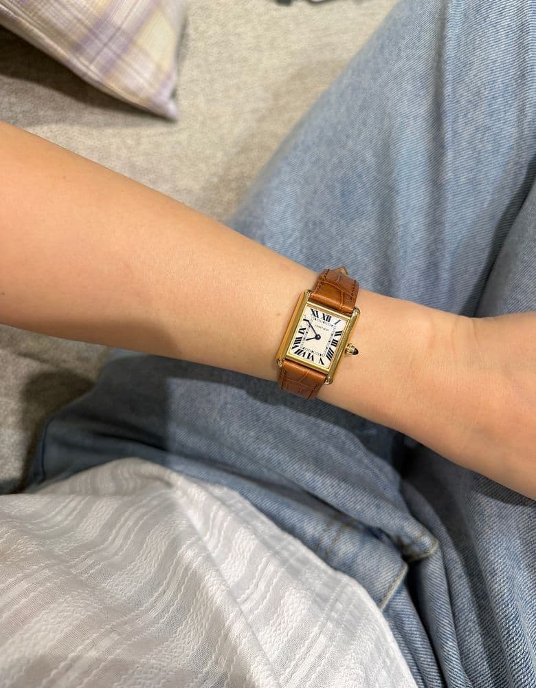 까르띠에 탱크루이 옐로우 골드 후기