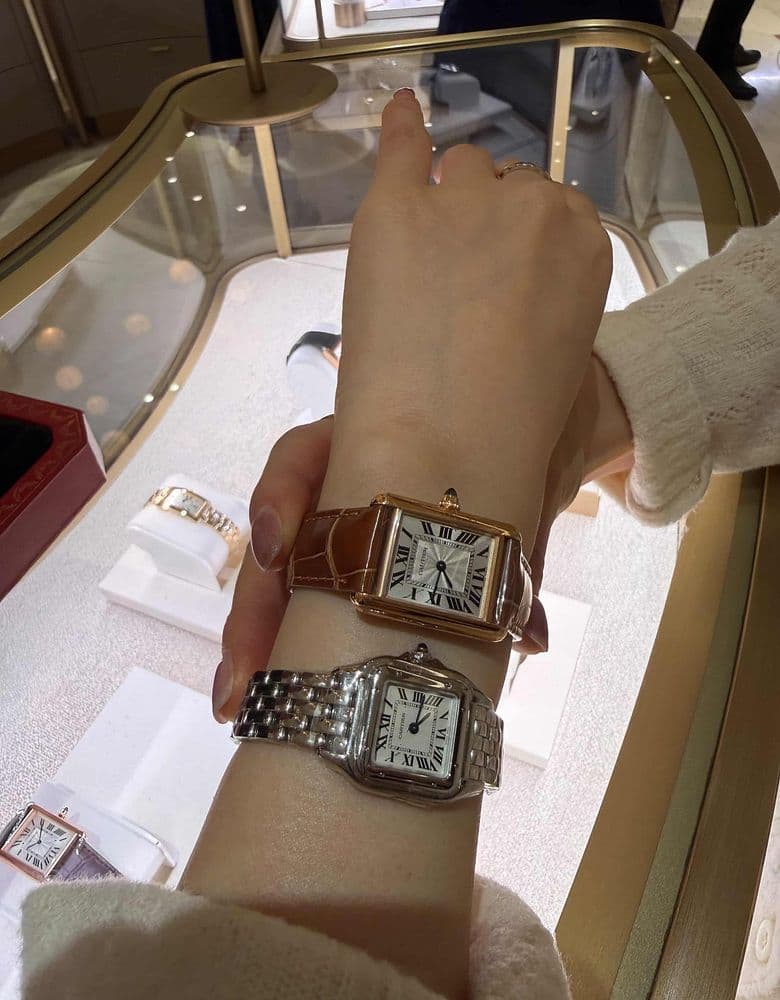 까르띠에 탱크루이 옐로우 골드 후기