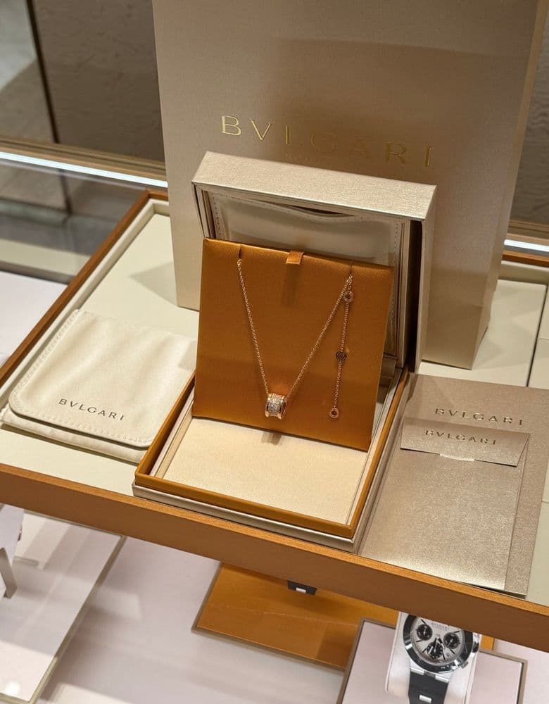 불가리 비제로원 풀파베 오리지널 크기 목걸이