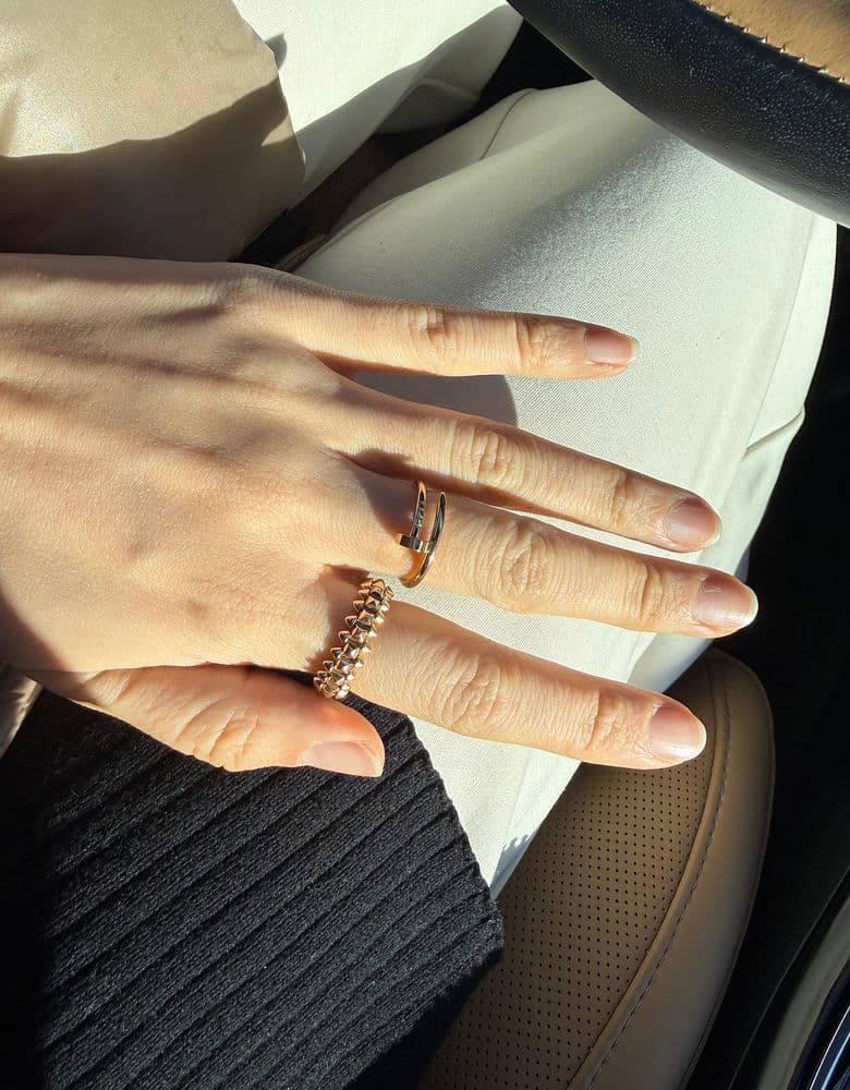 까르띠에 클래쉬 링 로즈 골드