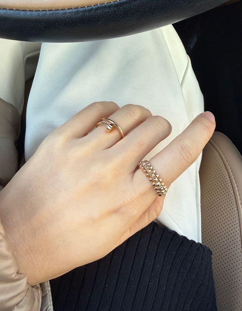 까르띠에 클래쉬 링 로즈 골드