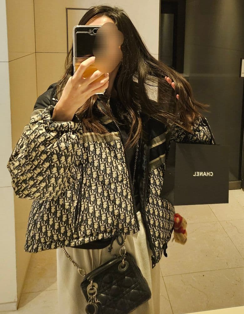 디올 오블리크 크롭패딩, 레이디미니백