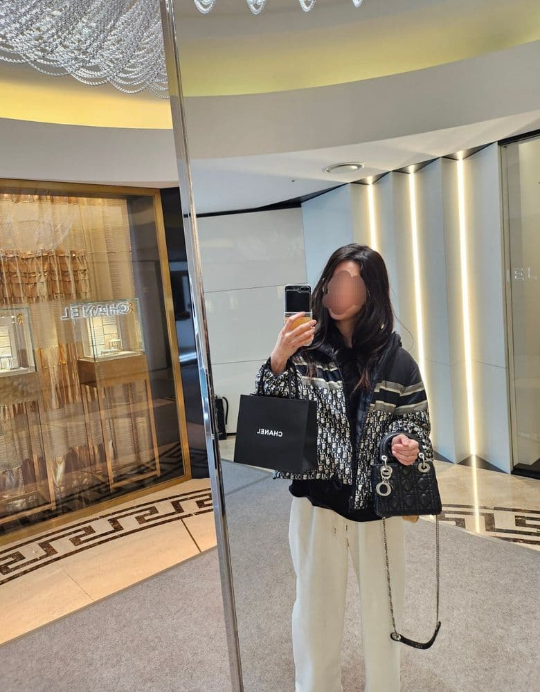 디올 오블리크 크롭패딩, 레이디미니백