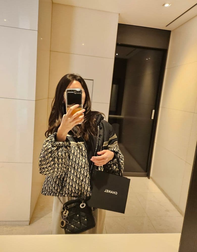 디올 오블리크 크롭패딩, 레이디미니백