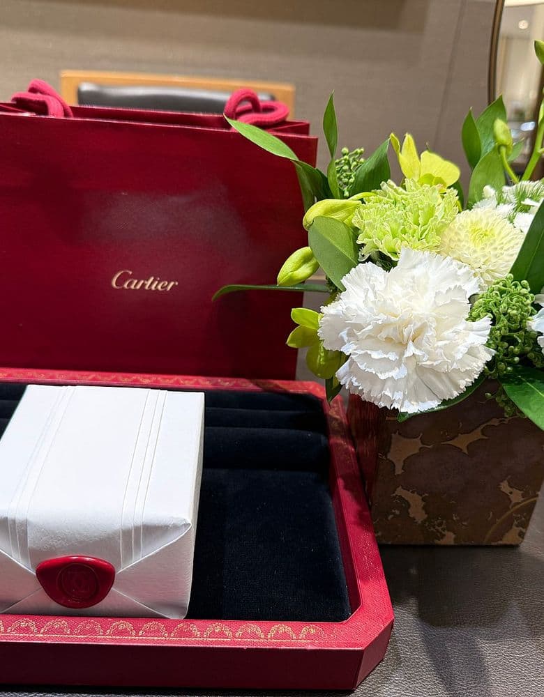 까르띠에 러브링 핑크 골드 10호