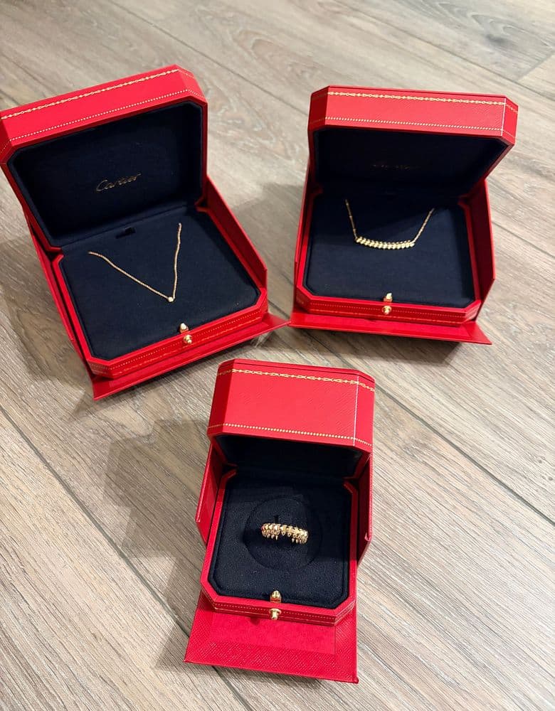 까르띠에 클래쉬 링, 목걸이, 다무르