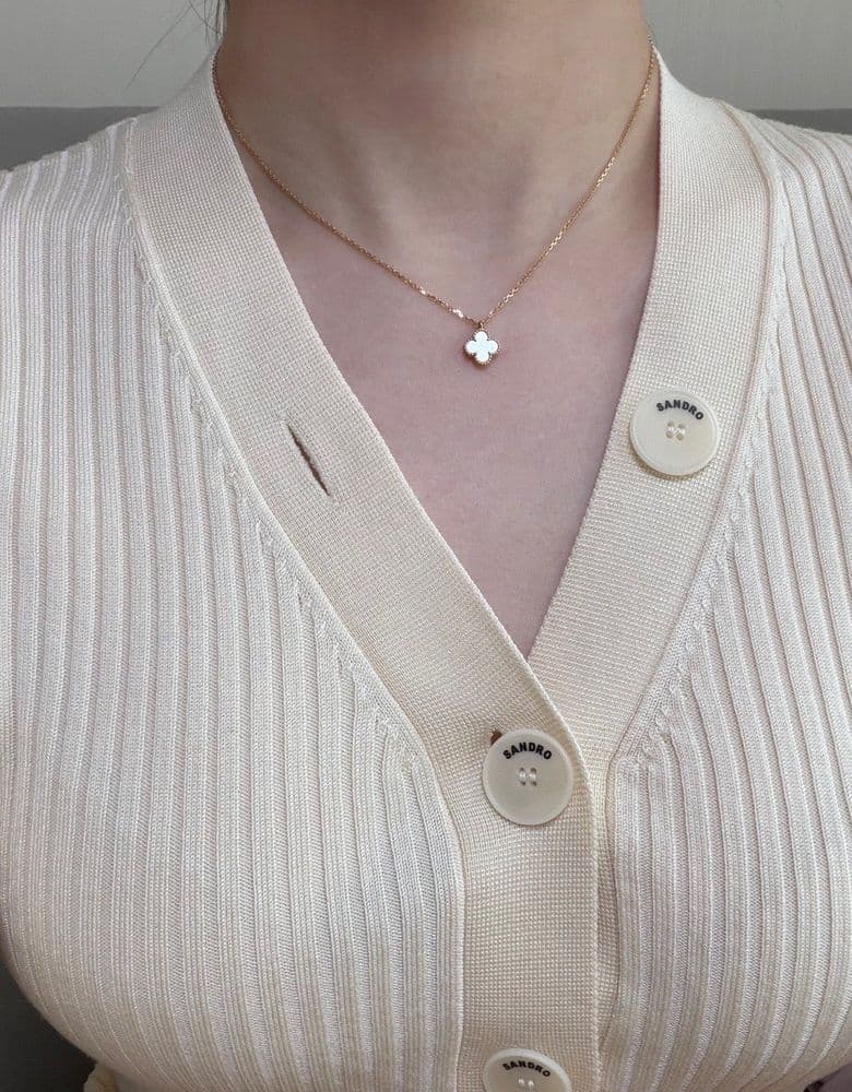 반클리프 스윗 자개 목걸이