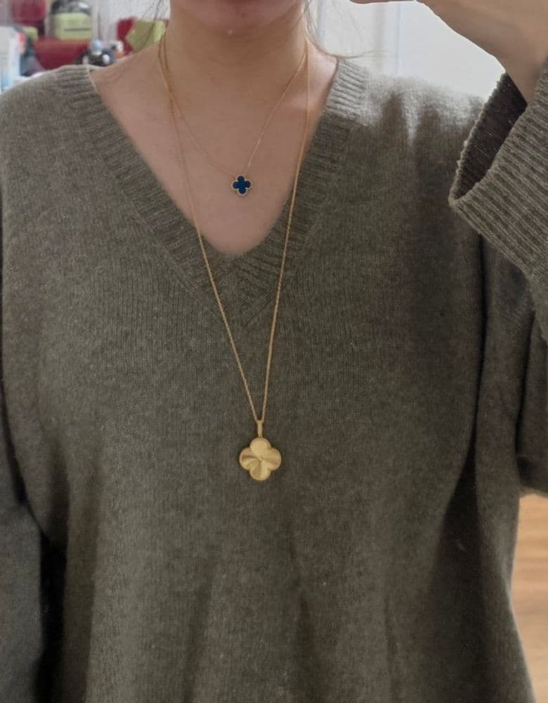 반클리프 아펠 매직 알함브라 기요셰 목걸이