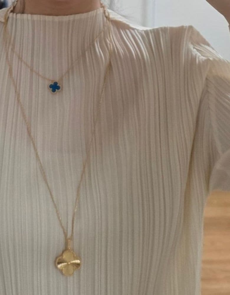 반클리프 아펠 매직 알함브라 기요셰 목걸이