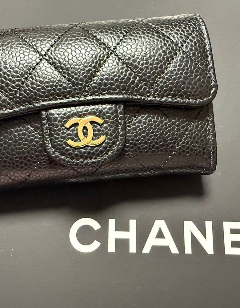샤넬 클똑 샤넬카드지갑