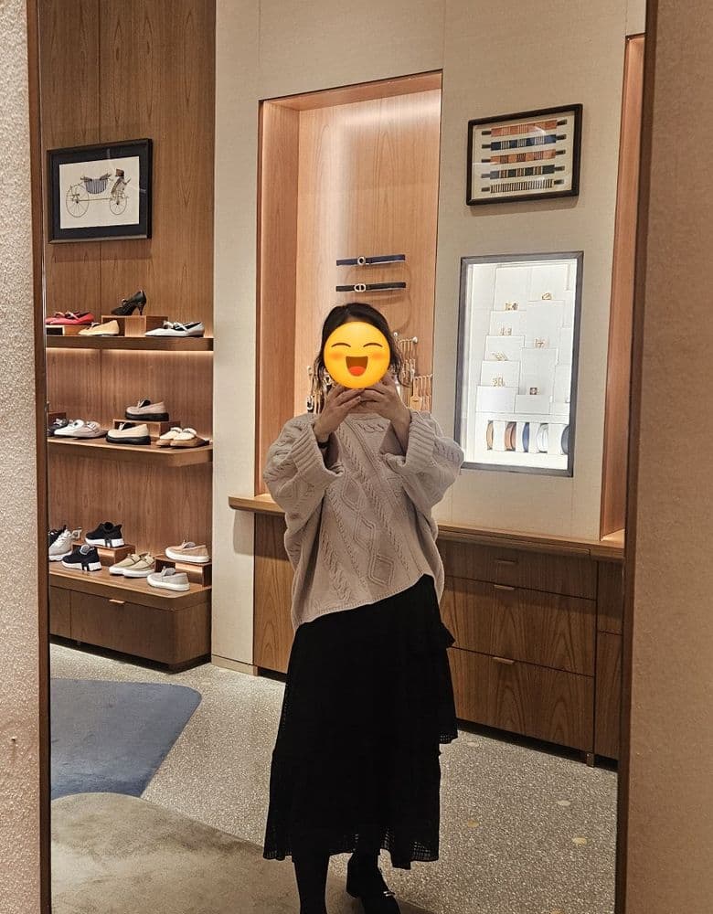 에르메스 재키50 벨벳 슈즈