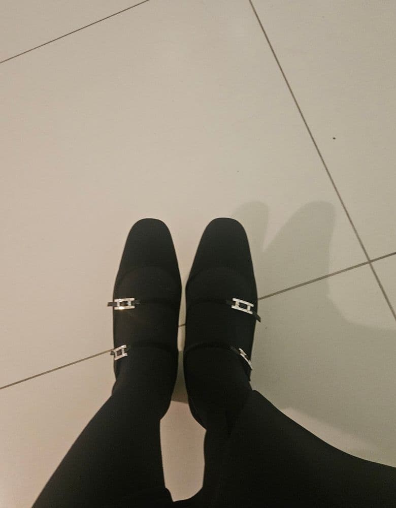 에르메스 재키50 벨벳 슈즈