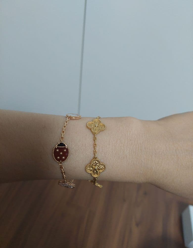 Van Cleef & Arpels Alhambra, Lucky Spring, Perlée - no translation needed as these are specific product names.