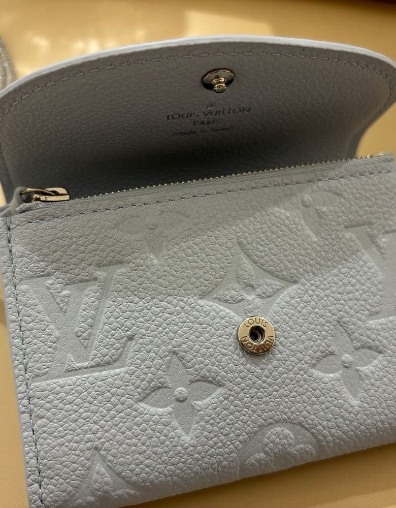 Louis Vuitton Rosalie Coin Purse in Blue Hour