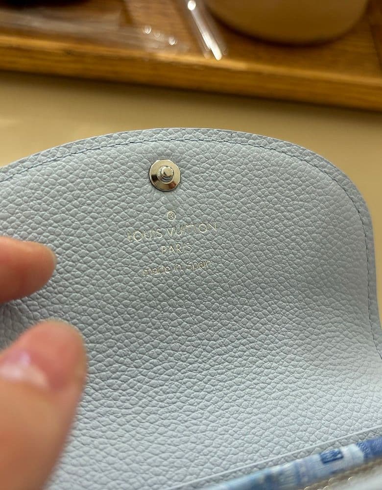 Louis Vuitton Rosalie Coin Purse in Blue Hour