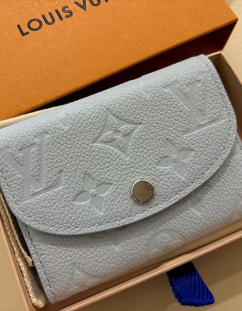 Louis Vuitton Rosalie Coin Purse in Blue Hour