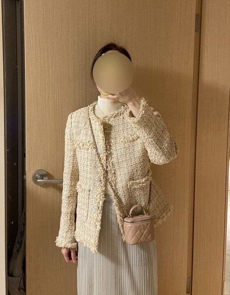 Chanel Camellia scarf, Vanity mini bag, and more.