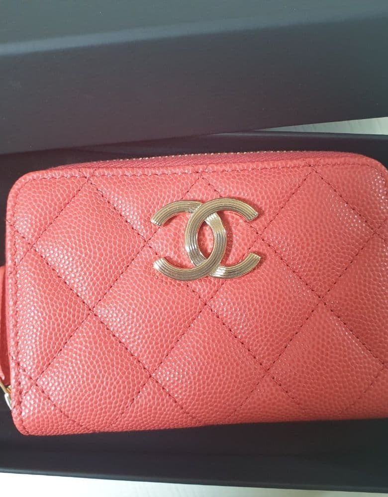 Chanel 23C Season Zipper Card Holder